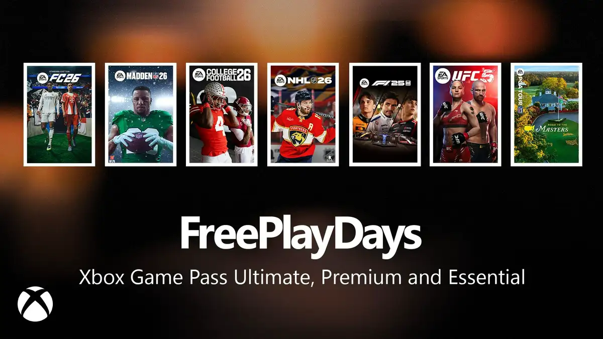 Xbox Free Play Days: EA Sports FC 26 und 6 weitere Spiele kostenlos