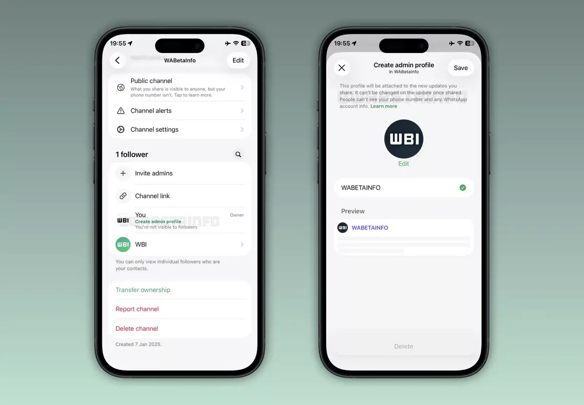 WhatsApp führt Profile für Kanal-Admins ein