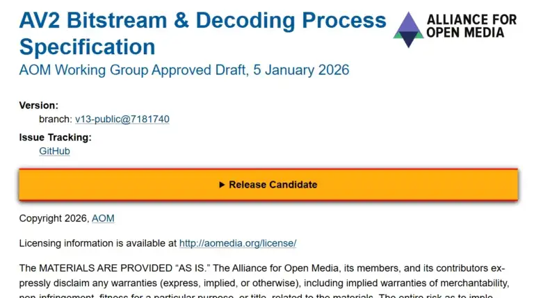 Countdown für AV2-Standard: Erster Entwurf veröffentlicht