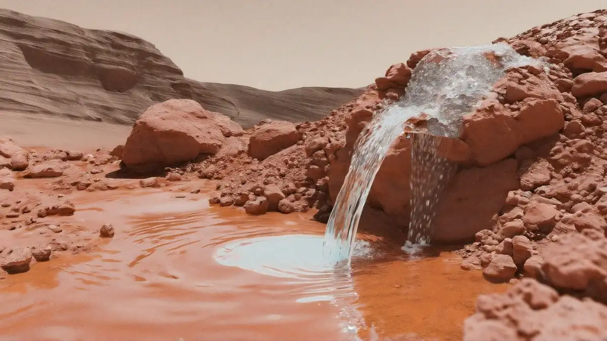 Mars-Meteorit 'Black Beauty' enthüllt wasserreiche Vergangenheit des Roten Planeten