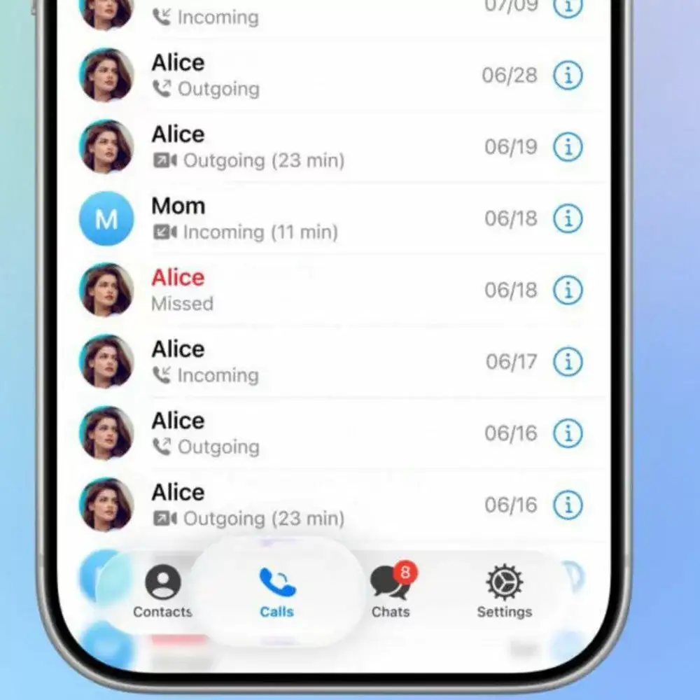 Telegram für Android: Neues Design mit Liquid Glass Interface