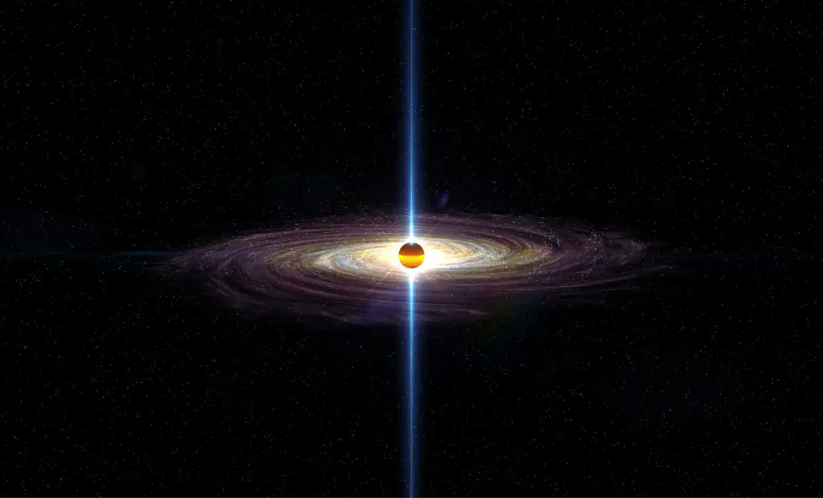 Kosmische Waffe eines Schwarzen Lochs stellt den Todesstern in den Schatten