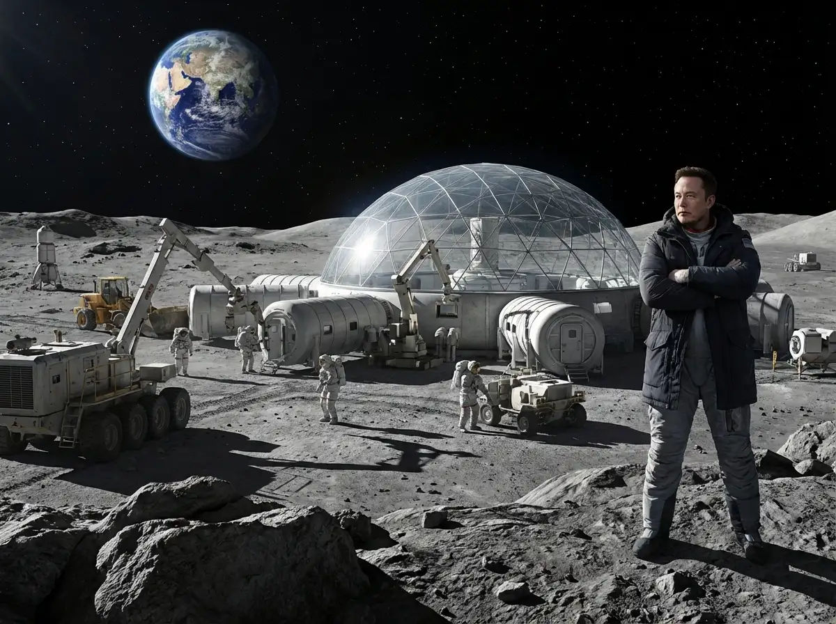 Elon Musks neuer Plan: SpaceX verschiebt Mars-Mission für den Mond