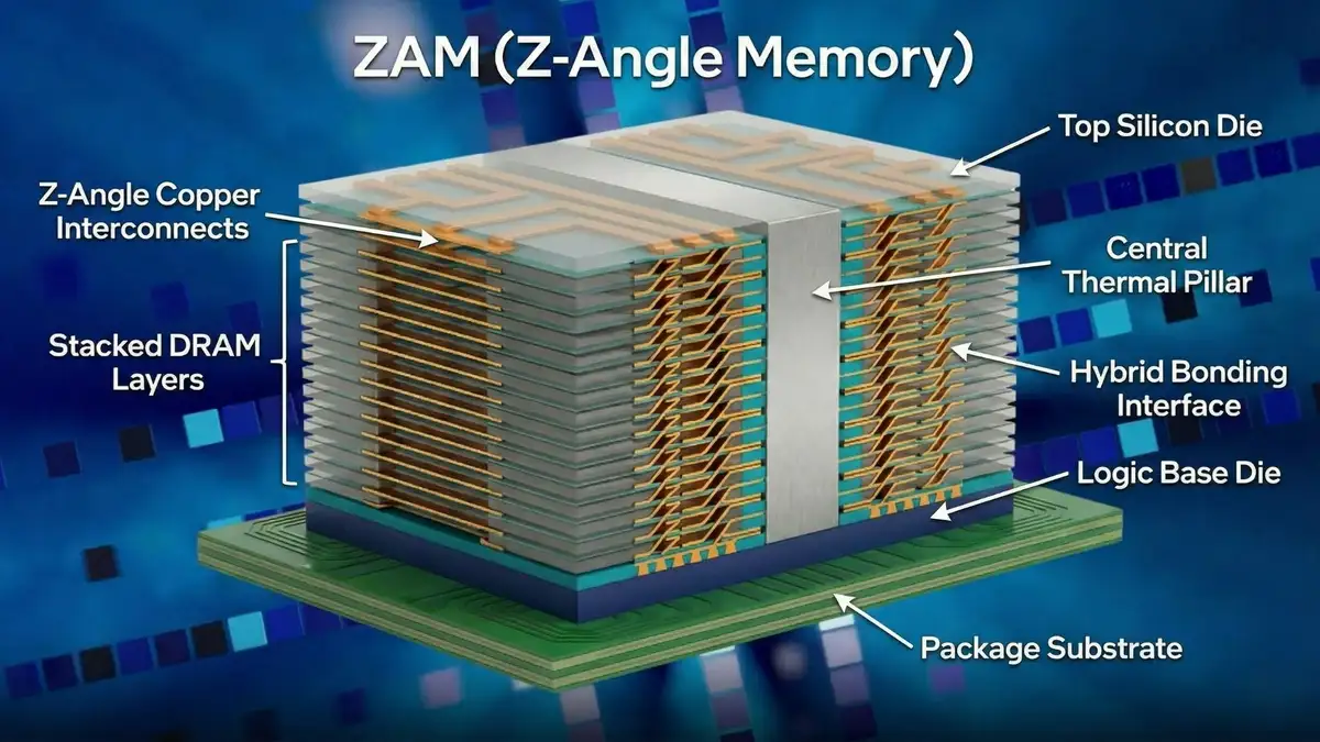 Intel stellt ZAM-Speicher als HBM-Rivalen vor: Bis zu 512 GB Kapazität
