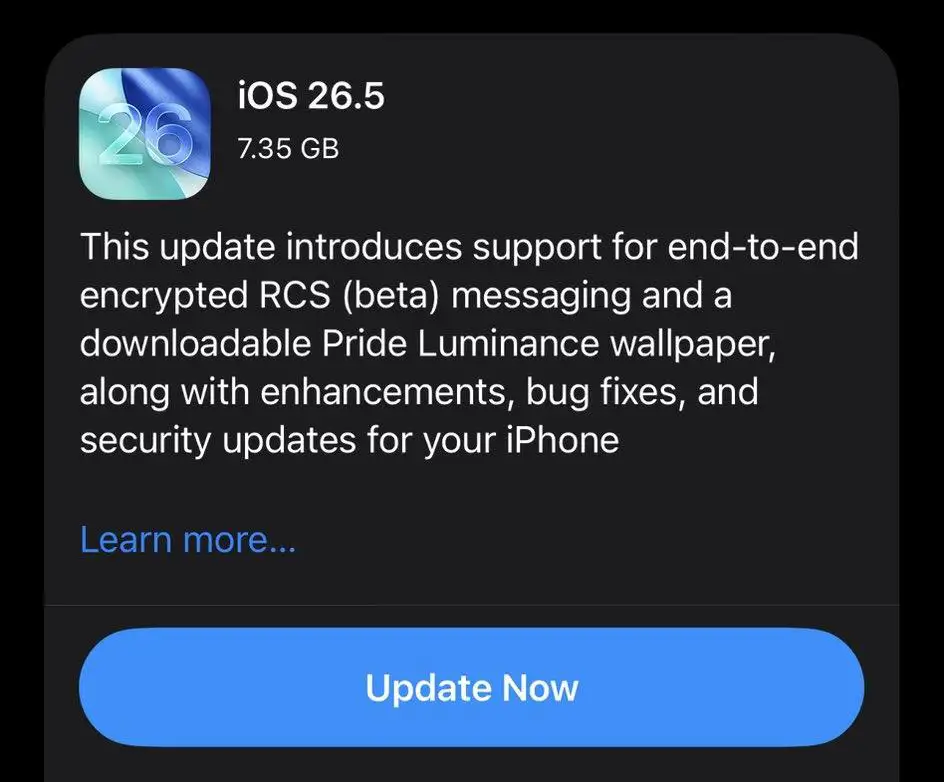iOS 26.5 und iPadOS 26.5 veröffentlicht: Das sind die Neuerungen