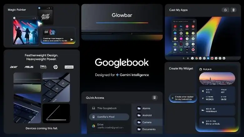 Googlebook vorgestellt: ChromeOS und Android verschmelzen