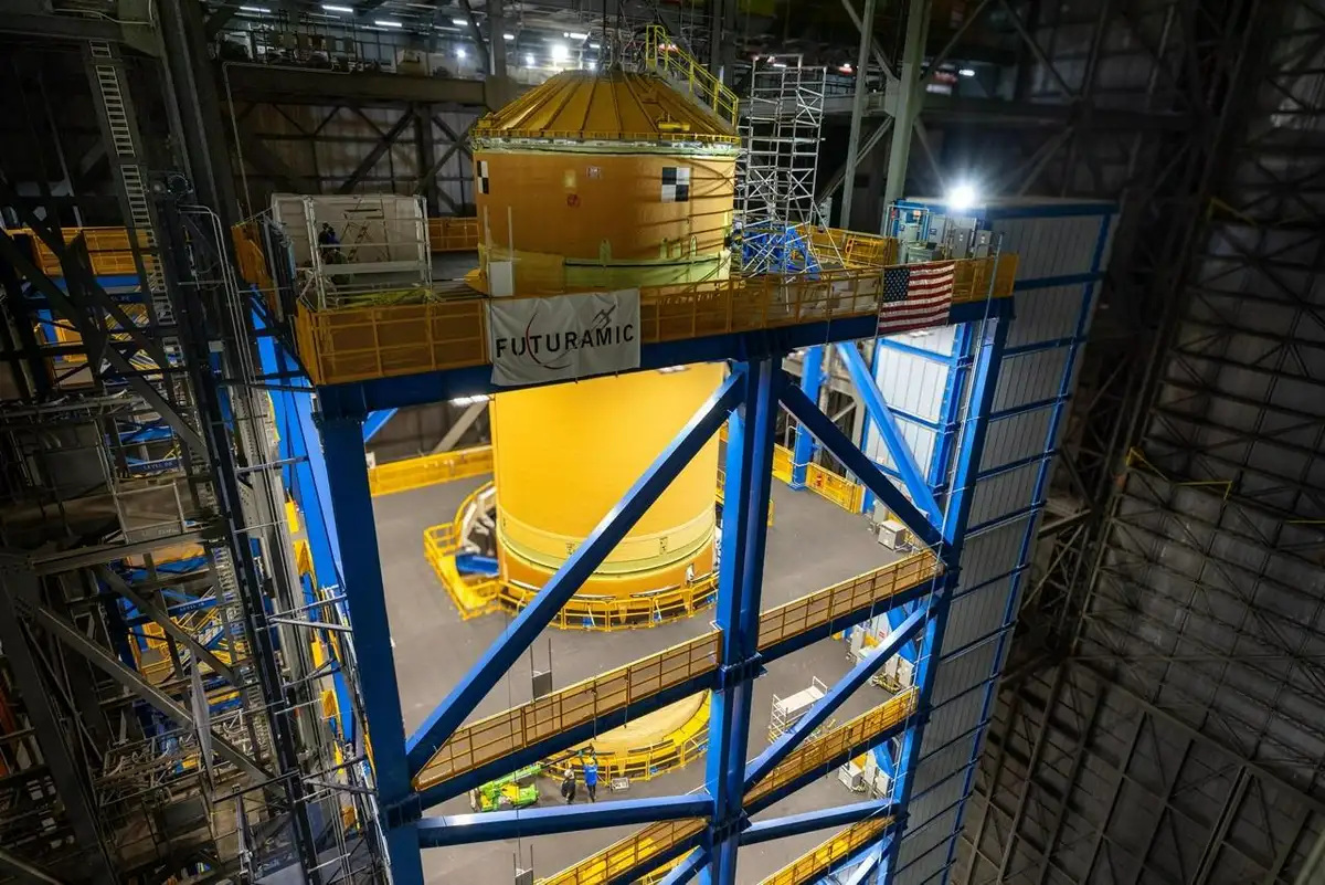 Mondmission: NASA beginnt Montage der Artemis 3 Hauptstufe